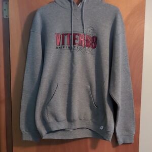 Gray Viterbo University Hoodie